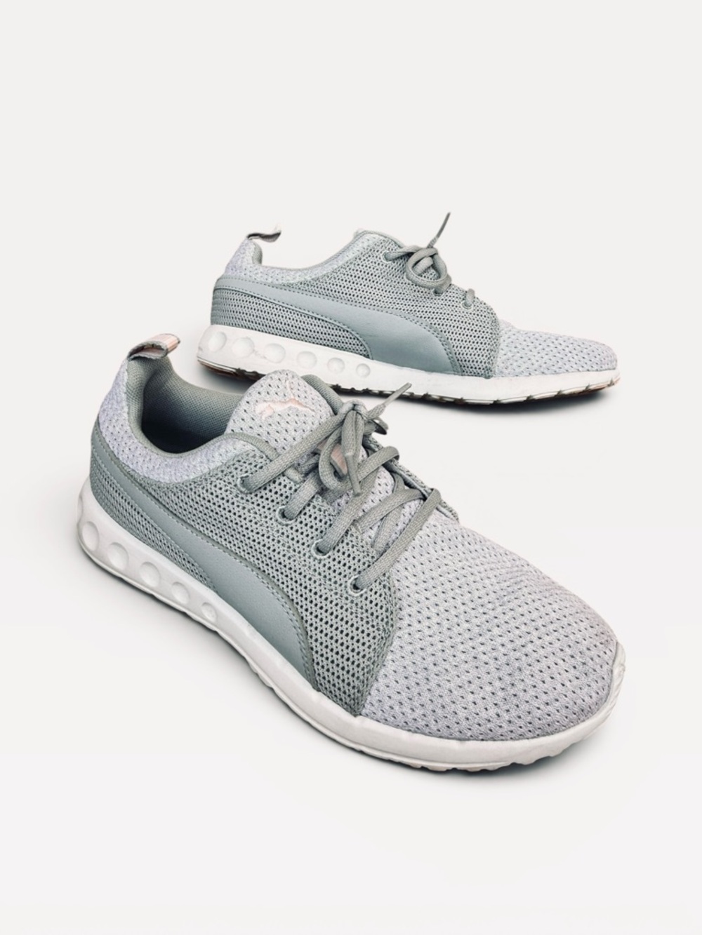 Puma Carson Runner Knit Sneakers Shoes Lightweight Running Shoes Grey size 9.5 - Picture 9 of 15